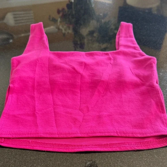 Bright Fuchsia Tank Top - Picture 6 of 8